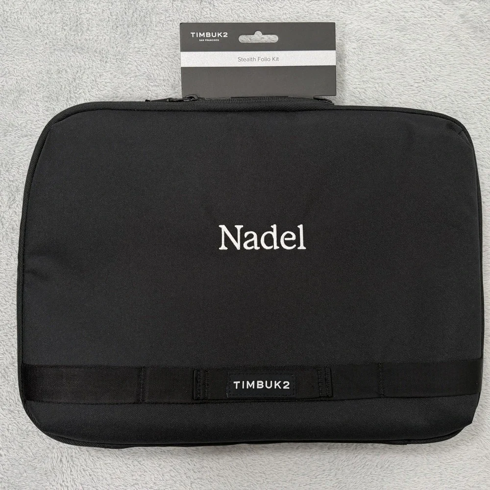 NEW Timbuk2 Stealth Folio Organizer Black 13